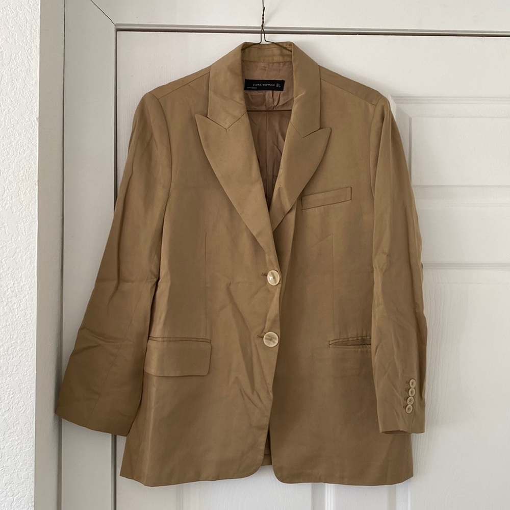Like New - Zara Woman camel blazer